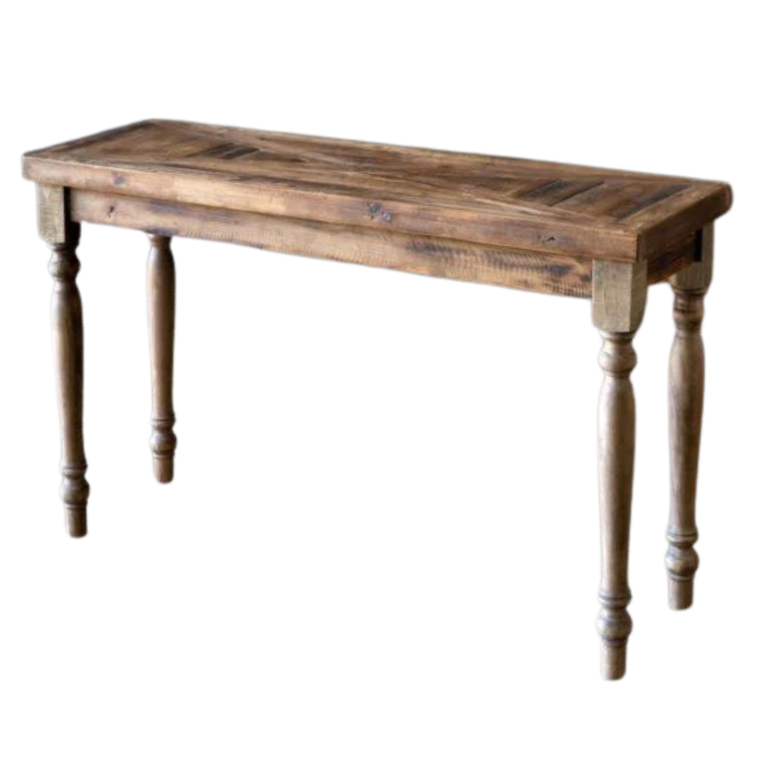 Reclaimed Wood Console Table
